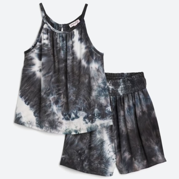 NEW! Chenault Girl - girls 2 piece tank and short set. Size 18.  Tie dye - Picture 1 of 13